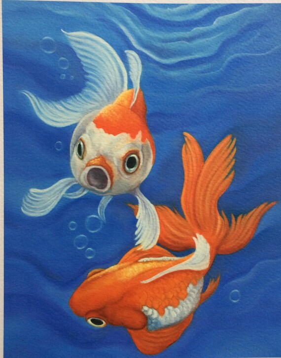 goldfish painting