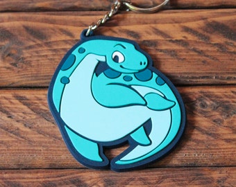 Cryptid Rubber Keychains - Loch Ness Monster