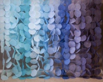 Ombre Garland Display- Blue