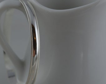 Simple Sterling Silver Bangle Bracelet