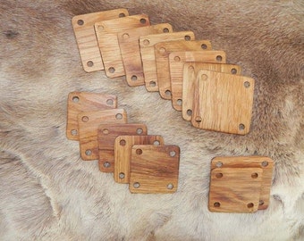 12 / 24 5 X 5 cm braid weaving cards (card weaving crafts weave tablet weave plate medieval viking Tablet)