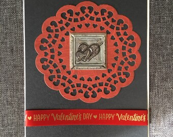 Love cards ,Happy Valentine's Day, Hearts , 100%handmade