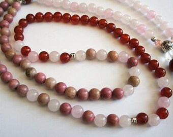 MALA necklace, Yoga Bracelet, energy stone