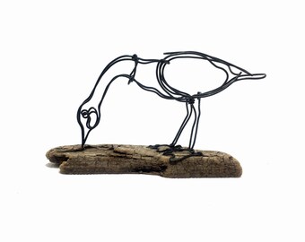 Goose Wire Sculpture, Wire Art, Minimal Wire Sculpture, Calder Inspired, 564425888