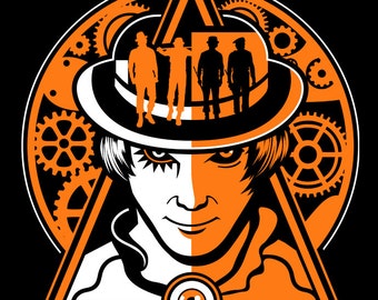 A Clockwork Orange Shirt Mens and Ladies Womens T-Shirt Unisex Adult Sizes Ultra-Violence Retro Movie Inspired T-Shirt