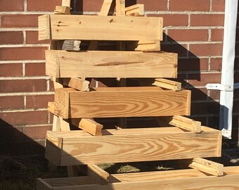 5-Tier Strawberry Garden Bed Plans