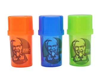 Plastic Herb Storage Grinder 3 Layer Tobacco