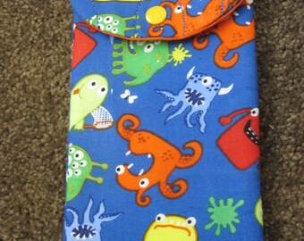 Monsters Pencil Case, Large Sunglass Case, Large Phone Case.
