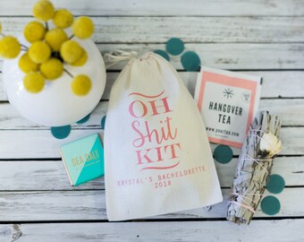 Custom Oh Shit Kit bags - Bachelorette Party Favor - Oh Shit Kit Bachelorette Party Favors - Hen Party Favors - Mature Content