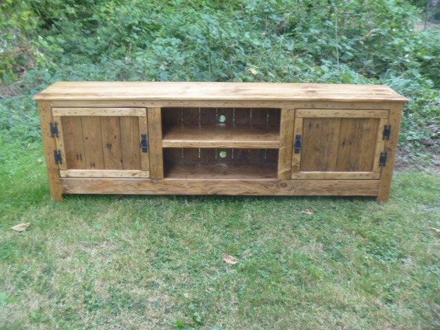 70 Rustic Pallet TV stand cabinet Sideboard reclaimed