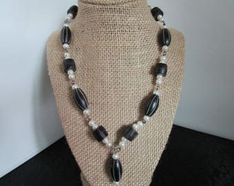 Assorted Black Beaded Necklace