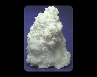 Aragonite Snow White Cave Formation Mineral Specimen from Mexico mined in the 1980s