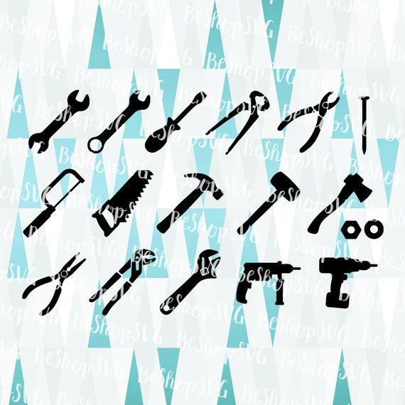 Download Construction tools SVG Mechanic tools SVG Hammer SVG Drill