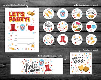 Nacho Libre Party Printable Kit