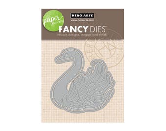 Sale Hero Arts Paper Layering Swan with Frame DI452 (D) , Stamping, Die, 2018 Spring Catalog, Paper Crafting, Scrapbooking, Cardmaking