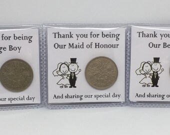 Lucky Sixpence Wedding Favour