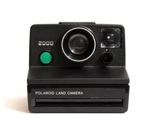 Polaroid 2000 Land Camera - Green Button