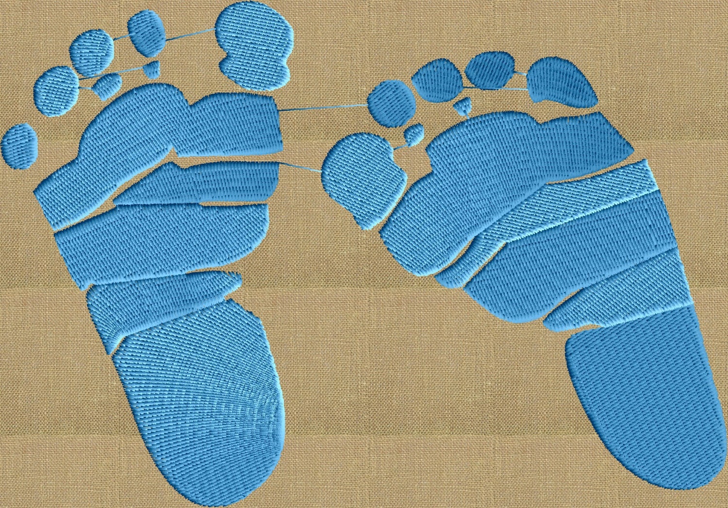 Baby Feet Embroidery Design EMBROIDERY Design FILE Instant