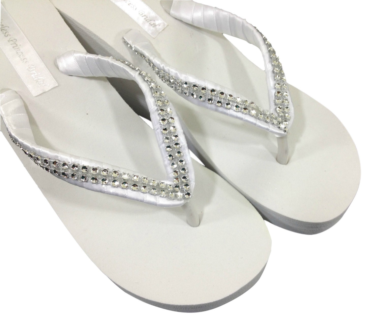 rhinestone flip flops for wedding