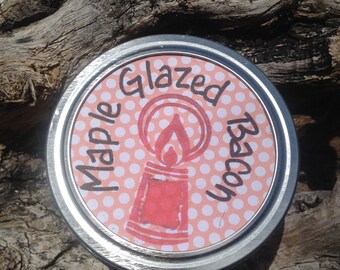 Maple Glazed Bacon candle