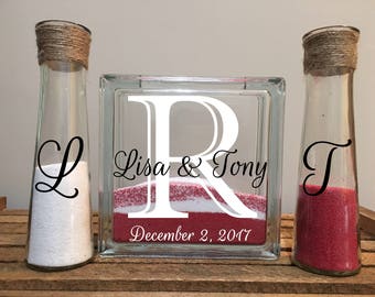 Unity Sand Ceremony Set/Wedding Sand Ceremony Set/Wedding Ceremony Set/Unity Sand Set/Sand Ceremony Set/Unity Ceremony/Unity Sand Set of 3