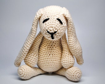 Crochet Stuffed Animal Bunny - Stuffed Bunny Crochet Animal - Handmade Bunny Stuffed Animal - Stuffed Rabbit - Baby Gift- Easter Gift