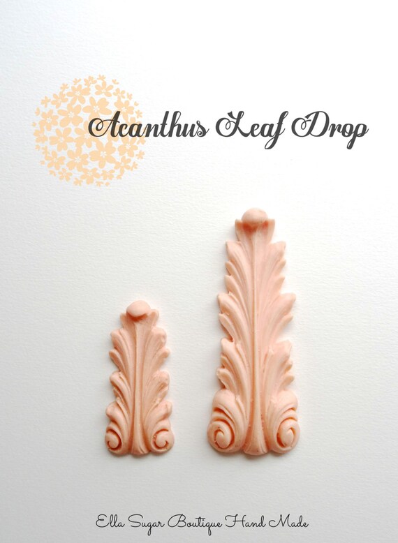 Silicone Mold Acanthus Leaf Drop