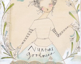 nurture goodness - 8 x 10 - limited edition archival print by cori dantini