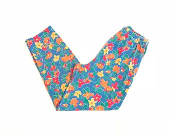 Vintage 90s Floral Pajama Pants