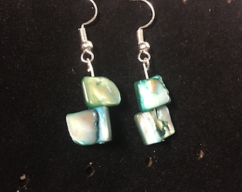 DesignsbyKIKO Green Shell Earrings