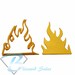 Flame Shape Cookie Fondant Cutter 5cm 7cm 10cm Set Cake Decorating Tools