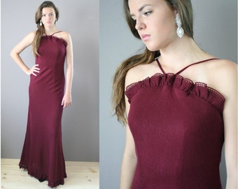 INCREDIBLE Vintage 1960s MAXI Shannon Rodgers for Jerry Silverman Gown
