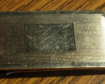 Sterling Engine Turned Money Clip