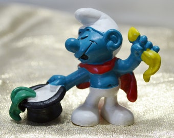 Vintage Magician Smurf - Conjurer