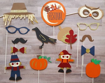 Pumpkin Patch Photo Booth Board Wooden Kids size . Fall