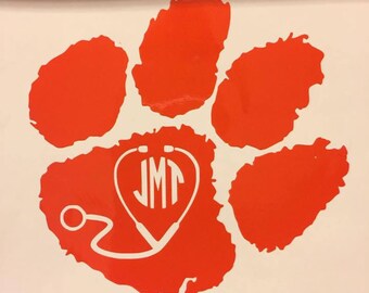 Clemson Nursing Decal***FREE SHIPPING***