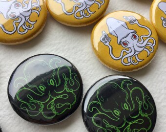 Calvin/Theo Button Badge Set