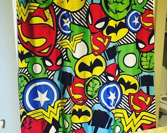 superhero shower curtain superhero bathroom decor comic book shower curtain kids shower curtain boys shower curtain - Kids Shower Curtains superhero shower curtain superhero bathroom decor comic book shower curtain kids shower curtain boys shower curtain - Kids Shower Curtains