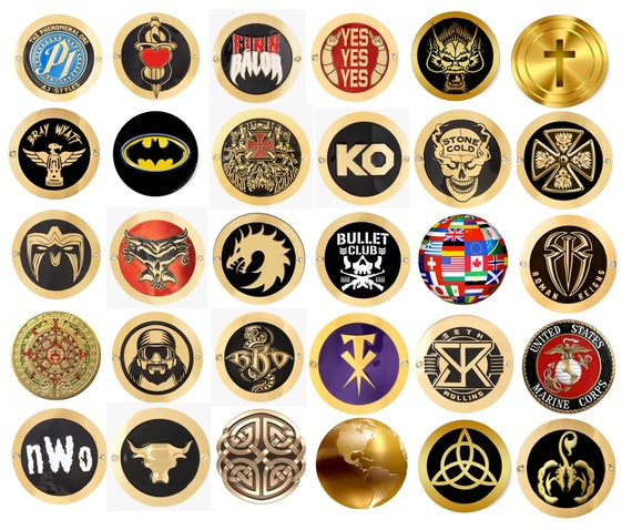 create your own custom side plates for wwe championship belts