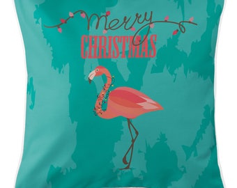 Flamingo Christmas cards Tropical Christmas 10 per greeted