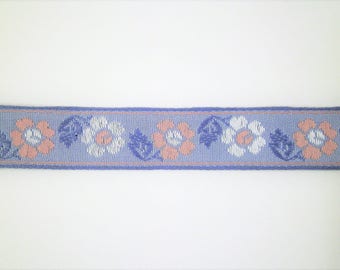 1 m Woven Ribbon "Deggendorf" 100 % cotton 25 mm w Dirndl Oktoberfest bavaria