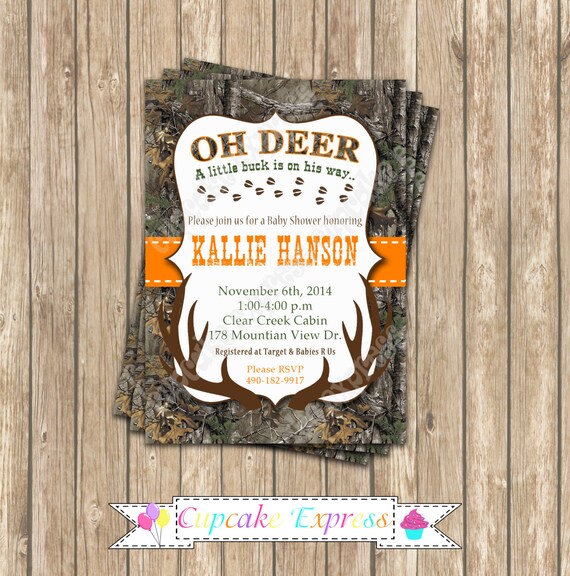 Realtree Camo Birthday Invitations 7