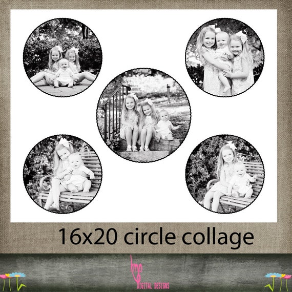 Download circle frame template round 8x10 11x14 16x20 Storyboard