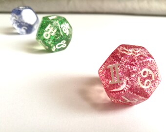 Astrologie-Würfel-Set, glitzernden Würfel D12 Würfel, gemischte Farbe Würfel Set, Wahrsagerei Werkzeuge, D & D, Sternzeichen, Planeten, Rollenspiel, Rollenspiel Strumpf Füllstoff
