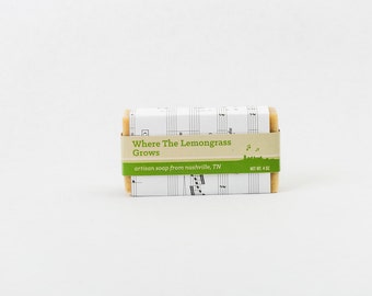 Where the Lemongrass Grows - essential oil vegan soap