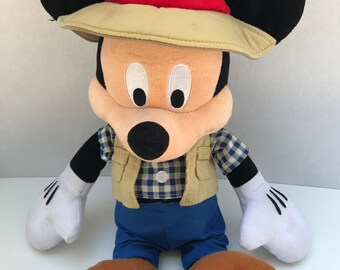 mickey safari plush