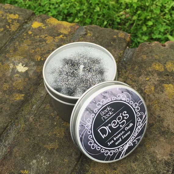 The Dregs 4.5oz tin Six of Crows Scented Soy Candle