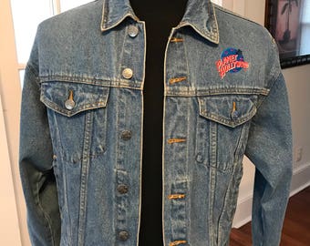 Vintage 1991 Planet Hollywood Dallas Denim Jacket