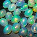 7x9mm ETHIOPIAN OPAL Oval Cabochon gemstone AAA++ Quality Natural Ethiopian welo opal cabochon Oval loose gemstone - calibrated size opals