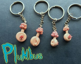Plumbus - Rick and Morty Keychain or Charm With Manual